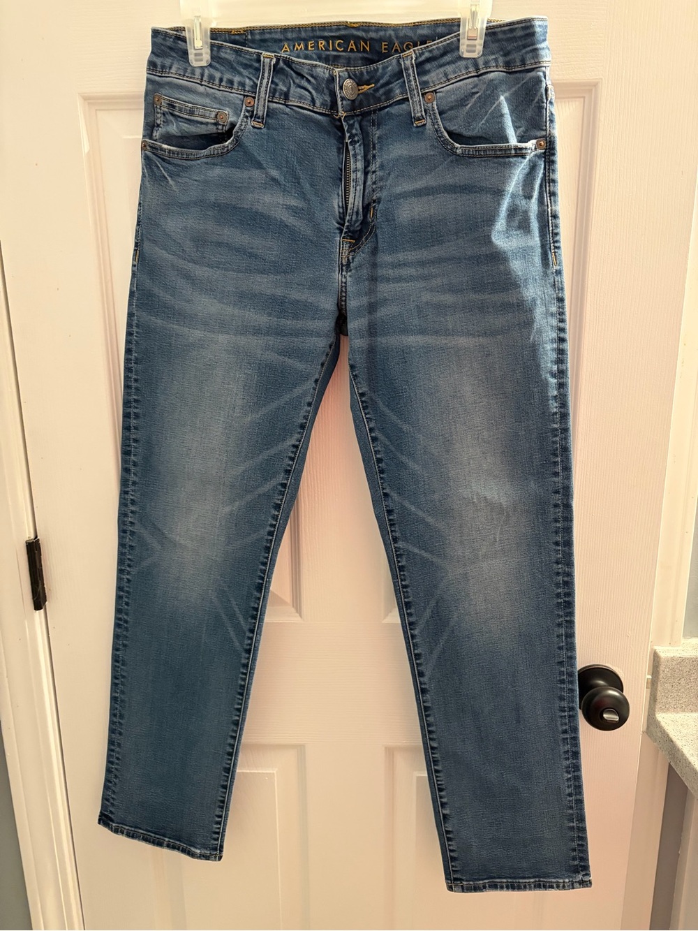 American Eagle Outfitters Men’s Blue Slim Straight Next Level Flex Jeans 32x30